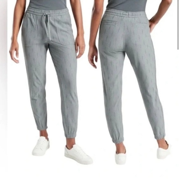 Athleta farallon printed joggers sz 4 - Picture 1 of 6